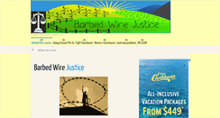 Desktop Screenshot of barbed-wire-justice.com
